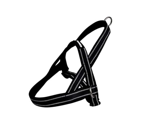 Norwegisches Geschirr aus Nylon und Neopren, verstellbar, Größe L, 75 > 95 cm, Schwarz Norwegisches Geschirr aus Nylon und Neopren, verstellbar, Größe L, 75 > 95 cm, Schwarz von LOVE STORY