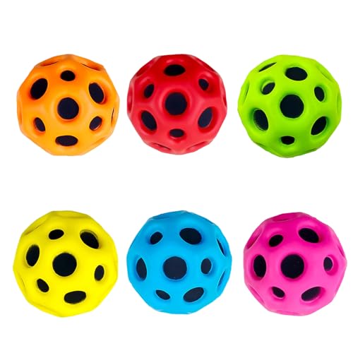 7PCS Hunde Ball | Hüpfball Für Hunde | Hohe Widerstandsfähigkeit Bouncy Hund Loch Ball | Interaktive Haustier Kauspielzeug | Leichte Dauerhafte Solide Hundebälle Für Welpen/kleine/mittlere Hunde von LOVEMETOO