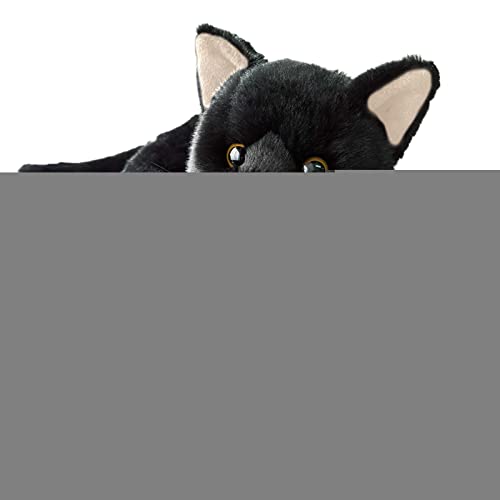 LOVEMETOO Plüschspielzeug schwarze Katze | 30,5 cm (12 Zoll) süße Kätzchen aus Plüsch | Plüschtier | Simulation Realistische Puppe Plüschtier Schwarze Katze Spielzeug Wildtiere von LOVEMETOO
