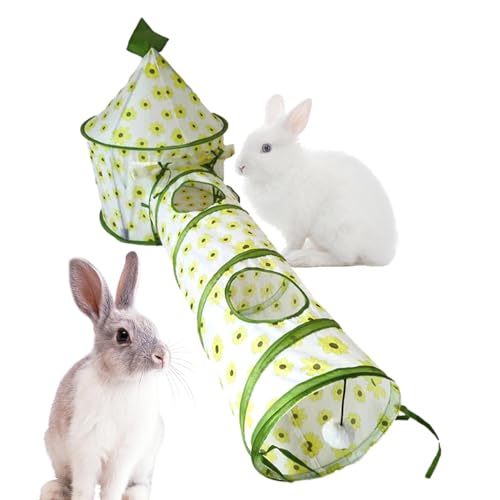Tunnel für Katzen im Innenbereich, Tunnel für Katzen – interaktiver Spieltunnel für Kaninchen, zusammenklappbare Röhren für Katzenzelt, Zwinger für den Außenbereich, tragbar, für den Innenbereich von LOVEMETOO