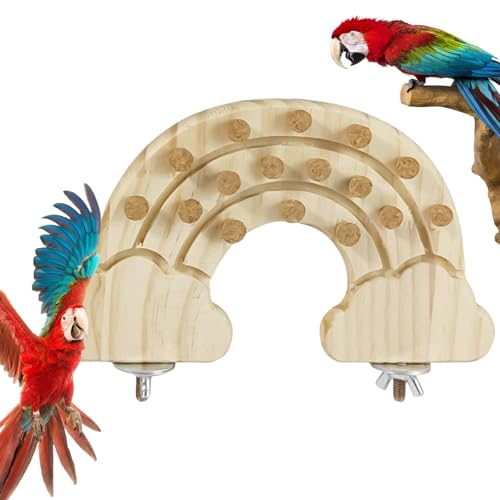 Vogelsitzstange, Ständer für Vogelsitzstangen – Kauspielzeug für mit Kork, Kauspielzeug für , Nymphensittiche, für kleine oder mittelgroße von LOVEMETOO