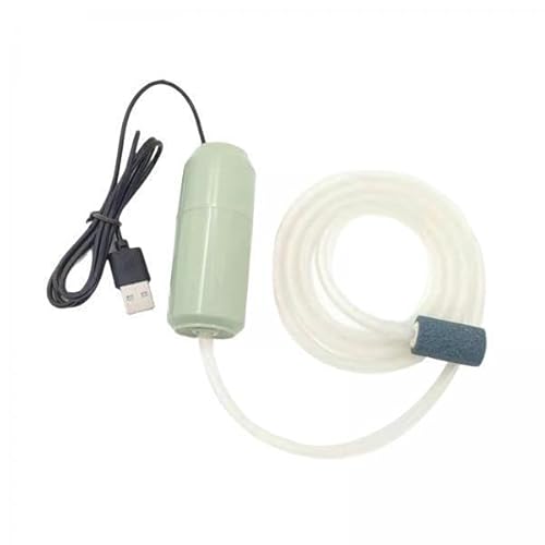 LOVIVER 2X Tragbare Aquarium Luftpumpe USB Luftpumpen mit Aquarium Belüfter Mini Pumpe Aquarium Zubehör von LOVIVER