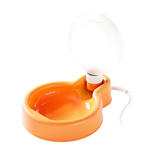 LOVIVER 2X Wasserflasche für Hunde, Wasserspender, 500 ml, tragbar, leicht, faltbar, Wasserflasche für Hunde, Wasserbecher für Spaziergänge mit Welpen, Orange LOVIVER 2X Wasserflasche für Hunde, Wasserspender, 500 ml, tragbar, leicht, faltbar, Wasserflasche für Hunde, Wasserbecher für Spaziergänge mit Welpen, Orange von LOVIVER