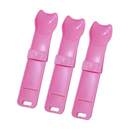 LOVIVER 3X Cat Strip Löffelhalter Cat Strip Feeder Leichtes Heimtierzubehör Multifunktionaler Katzenleckerli-Spender für Püree, ROSA LOVIVER 3X Cat Strip Löffelhalter Cat Strip Feeder Leichtes Heimtierzubehör Multifunktionaler Katzenleckerli-Spender für Püree, ROSA von LOVIVER