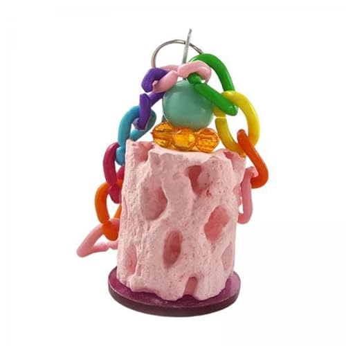 LOVIVER 3X Chinchilla Eichhörnchen Molar Stone Grinding Parrot Plattform Kauspielzeug Molar Stone für Häschen Kleintiere Training Maus Eichhörnchen von LOVIVER