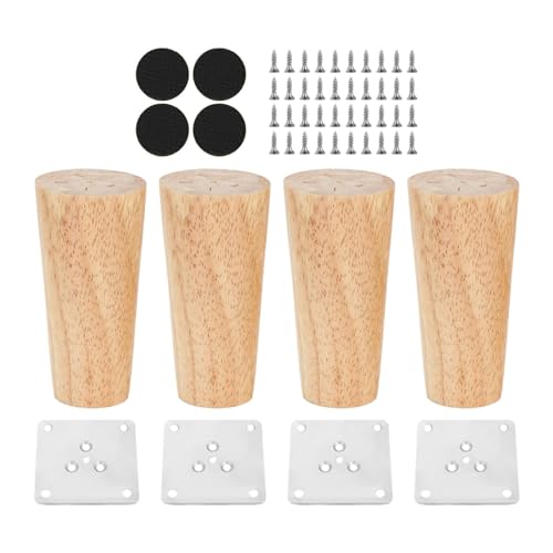 LOVIVER 4 Stück Schrankbeine, Möbelbeine aus Holz, tragbare, stabile Sofabeine, Schrankfüße für Couchtisch, Schlafzimmer, Innen- und Heimsofa, Höhe 10cm LOVIVER 4 Stück Schrankbeine, Möbelbeine aus Holz, tragbare, stabile Sofabeine, Schrankfüße für Couchtisch, Schlafzimmer, Innen- und Heimsofa, Höhe 10cm von LOVIVER
