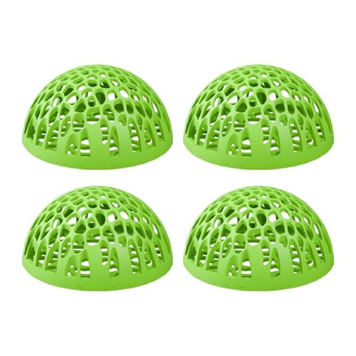 LOVIVER 4X Fisch Tank Cave Shelter Aquarium Hideout Cave Spawning Zucht Rest Verstecken Spielen Decor Aquarium Garnelen Shelter für Garnelen, GrÜn von LOVIVER