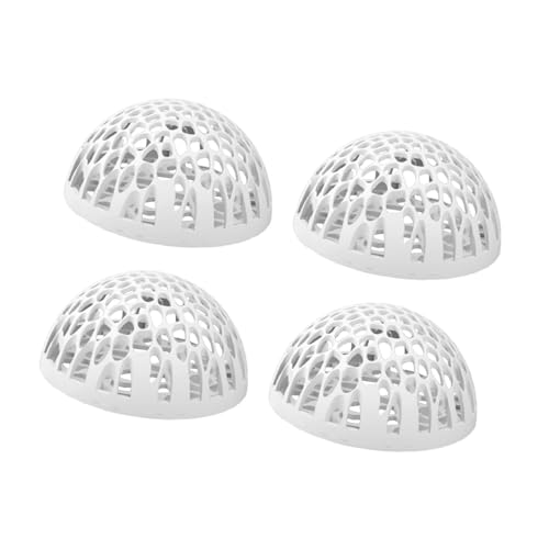 LOVIVER 4X Fisch Tank Cave Shelter Aquarium Hideout Cave Spawning Zucht Rest Verstecken Spielen Decor Aquarium Garnelen Shelter für Garnelen, Weiß von LOVIVER