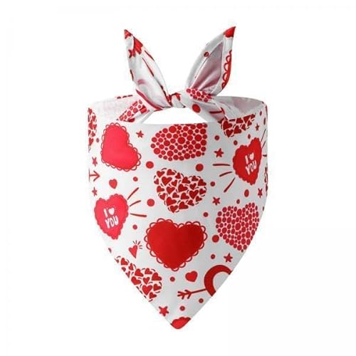 LOVIVER 4xValentine's Tag Hund Bandana Valentine Pet Bandana für Valentine Party Zubehör LOVIVER 4xValentine's Tag Hund Bandana Valentine Pet Bandana für Valentine Party Zubehör von LOVIVER