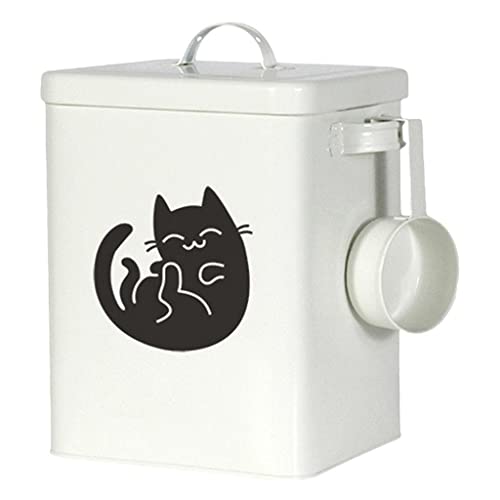 LOVIVER 6L Vorratsdose Feuchtigkeitsbeständiges verzinktes Eisen Multifunktions-Küchenaufbewahrungseimer für Katzenfutter Hundefutter Getreide Reismehl - Weiß LOVIVER 6L Vorratsdose Feuchtigkeitsbeständiges verzinktes Eisen Multifunktions-Küchenaufbewahrungseimer für Katzenfutter Hundefutter Getreide Reismehl - Weiß von LOVIVER