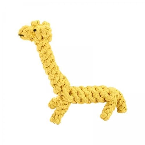 LOVIVER 6X Kauspielzeug für Hunde, Seilknoten, Giraffenförmiges Haustier Trainingsspielzeug, Bissfestes, Langlebiges Welpen Kauspielzeug, beißendes Spielzeug, von LOVIVER