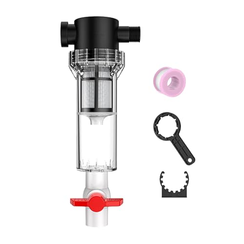 LOVIVER Aquarium Pumpe Drainage Collector Wiederverwendbare Auslaufsicher Zubehör Transparent Geschenke 1/2in Gewinde Sediment Wasser, 80 Maschen von LOVIVER