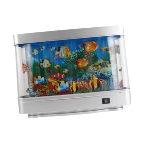 LOVIVER Aquarium Stimmungslampe Nachtleuchte Aquarium Dekorative Lampe für Desktop von LOVIVER