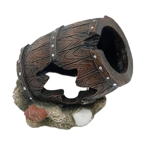LOVIVER Aquariumdekorationen Fassharz Bastelstatue Fischtank Accessoires Versteck für Fischhöhle Fischtank Orament LOVIVER Aquariumdekorationen Fassharz Bastelstatue Fischtank Accessoires Versteck für Fischhöhle Fischtank Orament von LOVIVER