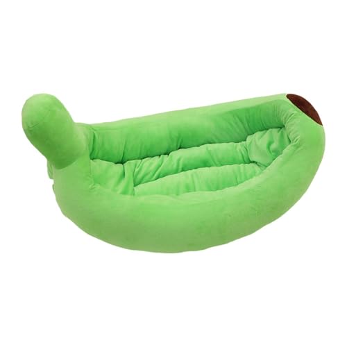 LOVIVER Bananenförmiges Hunde-/Katzenbett, Haustierbett für den Innenbereich, kleine Katzen-/Hundehütte, atmungsaktiv, weich, Welpen-Schlafbett, bequem für LOVIVER Bananenförmiges Hunde-/Katzenbett, Haustierbett für den Innenbereich, kleine Katzen-/Hundehütte, atmungsaktiv, weich, Welpen-Schlafbett, bequem für von LOVIVER