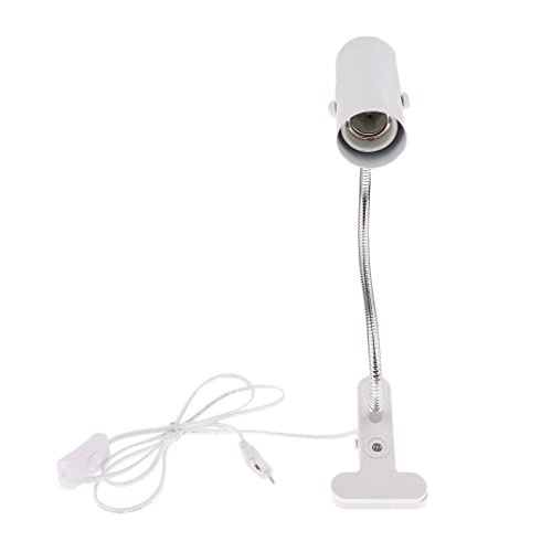 LOVIVER Einstellbare Klemmleuchte E27 Lampenfassung Keramikfassung für Terrarium Wärmelampe Glühlampe bis 300W von LOVIVER