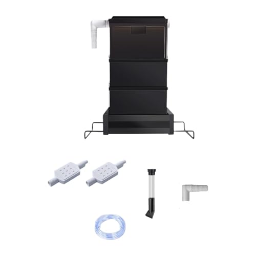 LOVIVER Filterbox für Aquarien, Mehrzweck-Außenfilterbox, Überlaufschutz, leiser Filterkasten für Aquarien, Schildkrötenbecken, Frösche, 3 Kisten LOVIVER Filterbox für Aquarien, Mehrzweck-Außenfilterbox, Überlaufschutz, leiser Filterkasten für Aquarien, Schildkrötenbecken, Frösche, 3 Kisten von LOVIVER