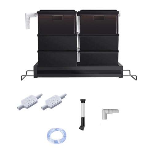 LOVIVER Filterbox für Aquarien, Mehrzweck-Außenfilterbox, Überlaufschutz, leiser Filterkasten für Aquarien, Schildkrötenbecken, Frösche, 6 Kisten LOVIVER Filterbox für Aquarien, Mehrzweck-Außenfilterbox, Überlaufschutz, leiser Filterkasten für Aquarien, Schildkrötenbecken, Frösche, 6 Kisten von LOVIVER