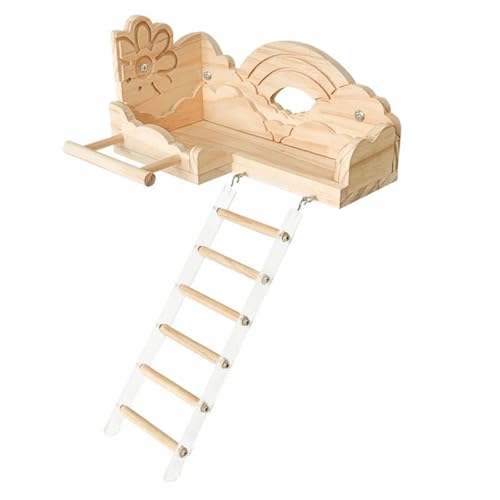 LOVIVER Flache Sitzstange für Vögel, Papageienständer aus Holz, Kaustab, Papageien, Spielständer, Papageienleiter, Sitzstange für Käfig, für Tauben, LOVIVER Flache Sitzstange für Vögel, Papageienständer aus Holz, Kaustab, Papageien, Spielständer, Papageienleiter, Sitzstange für Käfig, für Tauben, von LOVIVER