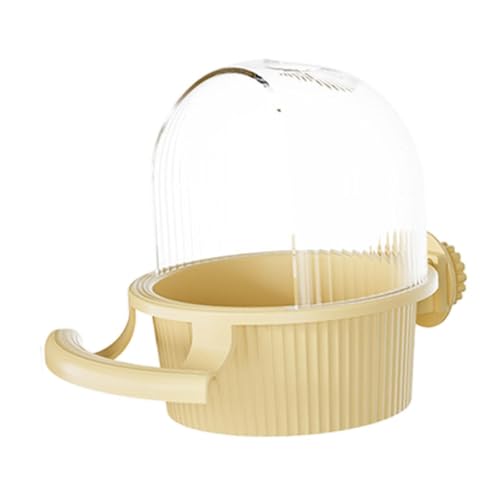 LOVIVER Futterspender zum Aufhängen, Vogelfutterspender, leicht zu reinigen, große Kapazität, Wasserspender für Papageien, für Papageien, Nymphensittiche, Gelb LOVIVER Futterspender zum Aufhängen, Vogelfutterspender, leicht zu reinigen, große Kapazität, Wasserspender für Papageien, für Papageien, Nymphensittiche, Gelb von LOVIVER