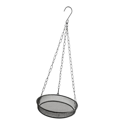LOVIVER Hängende Vogelfutterabletttablett verstellbare Kette Wasserpack vielseitig dekorative Lebensmittelplattform Metallnetzschale für Außenpapageien LOVIVER Hängende Vogelfutterabletttablett verstellbare Kette Wasserpack vielseitig dekorative Lebensmittelplattform Metallnetzschale für Außenpapageien von LOVIVER