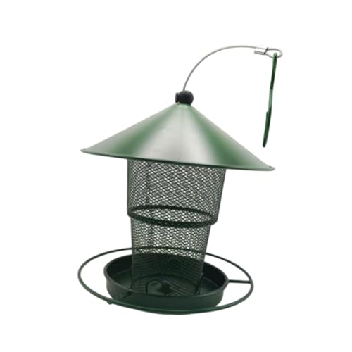 LOVIVER Hängende Vogelhäuschen für die Gartendekoration im Freien, Eisen, praktische Vogelhäuschen-Futterstation, Vogelfutterhalter für den Hofrasen LOVIVER Hängende Vogelhäuschen für die Gartendekoration im Freien, Eisen, praktische Vogelhäuschen-Futterstation, Vogelfutterhalter für den Hofrasen von LOVIVER