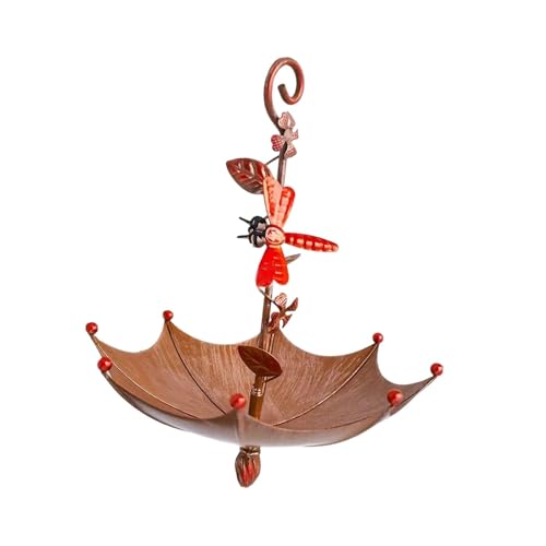LOVIVER Hängende Vogelhilfeschale, Regenschirmform, Multifunktion, Vogelkeimfänger, Plattformvogelfutter für Terrasse außerhalb des Dekors, Dragonfly -Muster LOVIVER Hängende Vogelhilfeschale, Regenschirmform, Multifunktion, Vogelkeimfänger, Plattformvogelfutter für Terrasse außerhalb des Dekors, Dragonfly -Muster von LOVIVER