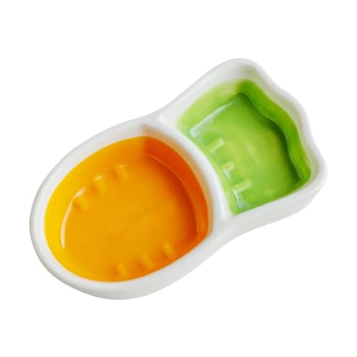 LOVIVER Hamster Food Bowl, Fütterungsschale, praktische robuste süße kleine Haustiere Fütterungsschale, große Kapazität für Rennmak -Accessoires von LOVIVER