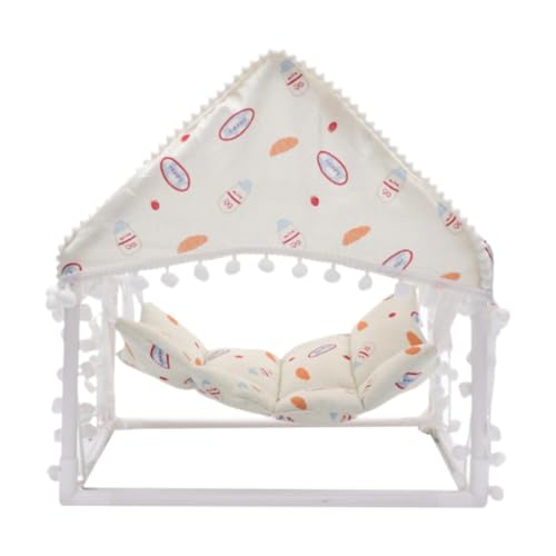 LOVIVER Hamster Hängematte Meerschweinchenbett Nicht schlupfweich warm abnehmbares Nest kleines Meerschweinchen -Versteck für Hasenschlafen LOVIVER Hamster Hängematte Meerschweinchenbett Nicht schlupfweich warm abnehmbares Nest kleines Meerschweinchen -Versteck für Hasenschlafen von LOVIVER
