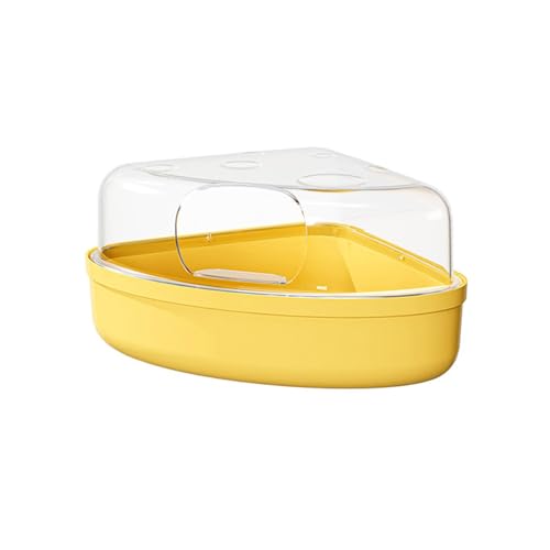LOVIVER Hamster-Sandbad-Box, Hamster-Badewanne, stabiles Rennmaus-Sandbad, Kleintier-Toilette für Mäuse, Chinchilla, Eichhörnchen, Rennmaus, Großes Gelb LOVIVER Hamster-Sandbad-Box, Hamster-Badewanne, stabiles Rennmaus-Sandbad, Kleintier-Toilette für Mäuse, Chinchilla, Eichhörnchen, Rennmaus, Großes Gelb von LOVIVER