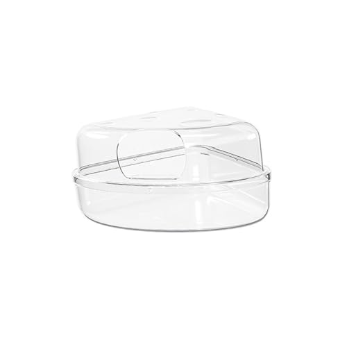 LOVIVER Hamster-Sandbad-Box, Hamster-Badewanne, stabiles Rennmaus-Sandbad, Kleintier-Toilette für Mäuse, Chinchilla, Eichhörnchen, Rennmaus, Klein, klar LOVIVER Hamster-Sandbad-Box, Hamster-Badewanne, stabiles Rennmaus-Sandbad, Kleintier-Toilette für Mäuse, Chinchilla, Eichhörnchen, Rennmaus, Klein, klar von LOVIVER