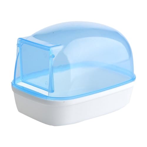 LOVIVER Hamster-Sandbadbehälter, Hamster-Badezimmer, auslaufsicher, Duschraum, vielseitig einsetzbar für kleine Haustiere, Badebox, Sandbadkoffer von LOVIVER