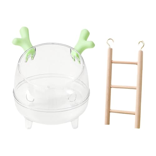LOVIVER Hamster Sandbades Behälter Hamster Toilette mit Leiter, Lebensraumdekor, Sandbadbox kleines Tier Dusche Versteck für Rennmäuse, GrÜn LOVIVER Hamster Sandbades Behälter Hamster Toilette mit Leiter, Lebensraumdekor, Sandbadbox kleines Tier Dusche Versteck für Rennmäuse, GrÜn von LOVIVER