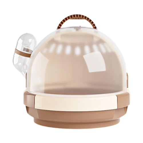 LOVIVER Hamster-Tragetasche, Kleintier-Tragetasche, Meerschweinchenkäfig, Winter-Hamsterunterschlupf, Haustier-Auslaufkäfig für Zwerghamster, Braun LOVIVER Hamster-Tragetasche, Kleintier-Tragetasche, Meerschweinchenkäfig, Winter-Hamsterunterschlupf, Haustier-Auslaufkäfig für Zwerghamster, Braun von LOVIVER