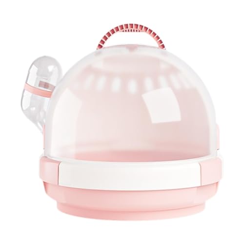 LOVIVER Hamster-Tragetasche, Kleintier-Tragetasche, Meerschweinchenkäfig, Winter-Hamsterunterschlupf, Haustier-Auslaufkäfig für Zwerghamster, Rosa LOVIVER Hamster-Tragetasche, Kleintier-Tragetasche, Meerschweinchenkäfig, Winter-Hamsterunterschlupf, Haustier-Auslaufkäfig für Zwerghamster, Rosa von LOVIVER