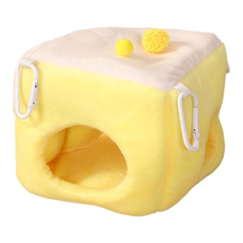 LOVIVER Hamsterbett, Kleintiere, Bettwäsche, Haus, gemütlich, Winter, niedlich, hübsch, Hamster-Schlafnest, Meerschweinchen, Höhlenbett für kleine, S LOVIVER Hamsterbett, Kleintiere, Bettwäsche, Haus, gemütlich, Winter, niedlich, hübsch, Hamster-Schlafnest, Meerschweinchen, Höhlenbett für kleine, S von LOVIVER
