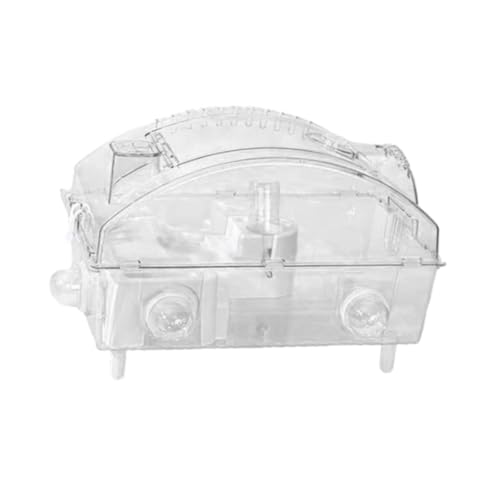 LOVIVER Hamsterkäfig, Übungs- und Spielhaus mit Wasserflasche, atmungsaktiver Kleintierkäfig, Lebensraum für Meerschweinchen, Häschen, Rennmäuse, Klar LOVIVER Hamsterkäfig, Übungs- und Spielhaus mit Wasserflasche, atmungsaktiver Kleintierkäfig, Lebensraum für Meerschweinchen, Häschen, Rennmäuse, Klar von LOVIVER