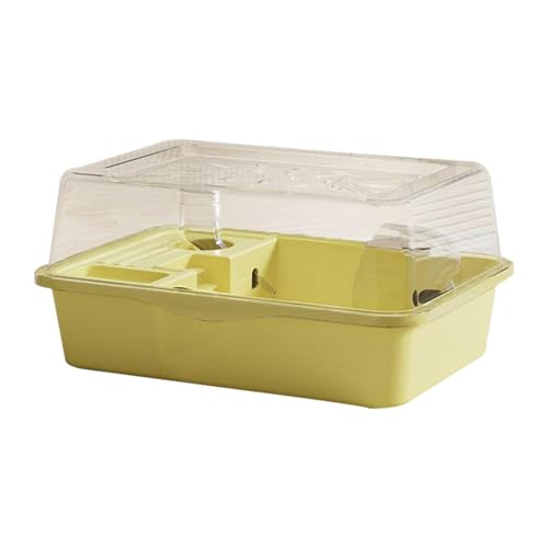 LOVIVER Hamsterkäfig-Zubehör, Heimtierbedarf, tragbares Hamstergehege, Hamsterhaus für, kleine Tiere, Igel, Mäuse, Ratten, Gelb LOVIVER Hamsterkäfig-Zubehör, Heimtierbedarf, tragbares Hamstergehege, Hamsterhaus für, kleine Tiere, Igel, Mäuse, Ratten, Gelb von LOVIVER