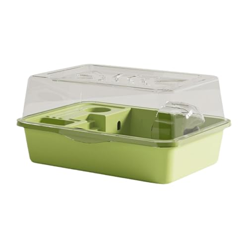 LOVIVER Hamsterkäfig-Zubehör, Heimtierbedarf, tragbares Hamstergehege, Hamsterhaus für, kleine Tiere, Igel, Mäuse, Ratten, GrÜn LOVIVER Hamsterkäfig-Zubehör, Heimtierbedarf, tragbares Hamstergehege, Hamsterhaus für, kleine Tiere, Igel, Mäuse, Ratten, GrÜn von LOVIVER