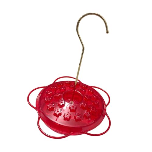 LOVIVER Hanging für die Außengartendekoration versorgt dekorativ einfach zu verwendende Birdfeeder für Balkon Courtyard, Rot von LOVIVER
