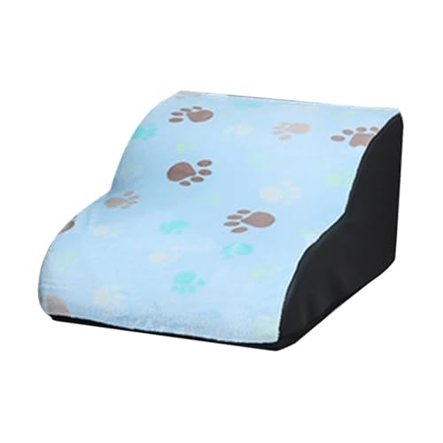 LOVIVER Haustier-Hundetreppe, 2 Stufen, rutschfest, bequem für kleine Hunde, Haustier-Klettermöbel, Haustierrampe für Innencouch, Hochbett, Blau LOVIVER Haustier-Hundetreppe, 2 Stufen, rutschfest, bequem für kleine Hunde, Haustier-Klettermöbel, Haustierrampe für Innencouch, Hochbett, Blau von LOVIVER