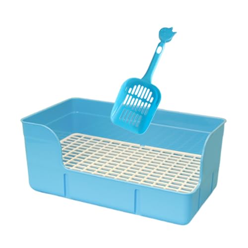 LOVIVER Haustier-Kaninchen-Katzentoilette, Ecktoilette, Ratten, Kleintiere, Urinal, Frettchen, Meerschweinchen, Töpfchen, Haustiertoilette, Ecktoilettenbox, Blau LOVIVER Haustier-Kaninchen-Katzentoilette, Ecktoilette, Ratten, Kleintiere, Urinal, Frettchen, Meerschweinchen, Töpfchen, Haustiertoilette, Ecktoilettenbox, Blau von LOVIVER