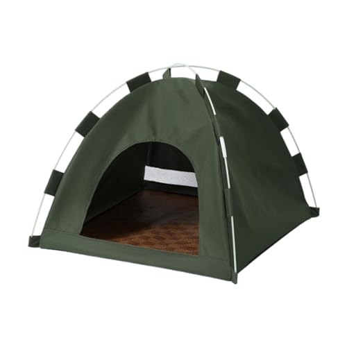 LOVIVER Haustier-Katzenzelt, Haustierbett, halbgeschlossenes tragbares Nest, Hunde-Tipi, Katzenhaus für kleine Hunde, Haustiere, Indoor-Katzen, GRÜN LOVIVER Haustier-Katzenzelt, Haustierbett, halbgeschlossenes tragbares Nest, Hunde-Tipi, Katzenhaus für kleine Hunde, Haustiere, Indoor-Katzen, GRÜN von LOVIVER