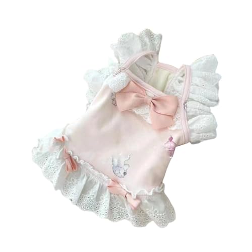 LOVIVER Haustierkleidung Bekleidung Bequeme Kostüm -Kostüm rosa Outfits für Park Training Mädchen Hunde Wanderung Picknicks LOVIVER Haustierkleidung Bekleidung Bequeme Kostüm -Kostüm rosa Outfits für Park Training Mädchen Hunde Wanderung Picknicks von LOVIVER