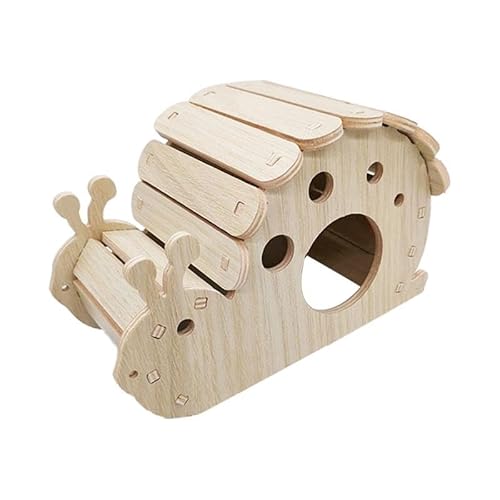 LOVIVER Hölzernes Hamsterhaus, hölzernes Hamster-Versteck, Spielzeugzubehör, für kleine Haustiere, Chinchilla, Zwerghamster, B LOVIVER Hölzernes Hamsterhaus, hölzernes Hamster-Versteck, Spielzeugzubehör, für kleine Haustiere, Chinchilla, Zwerghamster, B von LOVIVER