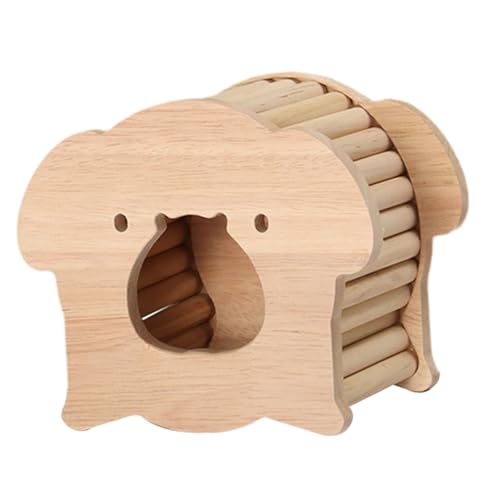 LOVIVER Hölzernes Hamsterversteck, Lebensraumdekor, Spielkäfig, DIY-Käfig, winzige Rennmäuse, Käfigdekor, Übungsspielzeug zum Verstecken und Ausruhen, Schwein LOVIVER Hölzernes Hamsterversteck, Lebensraumdekor, Spielkäfig, DIY-Käfig, winzige Rennmäuse, Käfigdekor, Übungsspielzeug zum Verstecken und Ausruhen, Schwein von LOVIVER