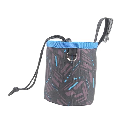 LOVIVER Hund behandeln Beutelbeutel Feed Snack Träger vielseitig multifunktional Carry Pet Food Toy Bag Dog Training Treat Tasche zum Gehen, Geometrischer Druck von LOVIVER
