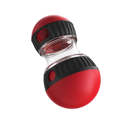 LOVIVER Hunde Puzzle Spielzeug, Leckerli Spender, Spielzeug, Interaktiver Hundespielzeugball, Langsamer Futterspender Zum Rennen Und Jagen, Spielen für Kleine, Rot LOVIVER Hunde Puzzle Spielzeug, Leckerli Spender, Spielzeug, Interaktiver Hundespielzeugball, Langsamer Futterspender Zum Rennen Und Jagen, Spielen für Kleine, Rot von LOVIVER