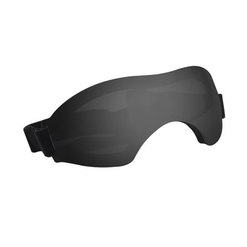 LOVIVER Hundebrille mit verstellbarem Riemen, Haustierbrille, Foto-Requisiten, Anti-Brillen-Haustierbrille für Autofahren, Surfen, Motorradfahren, Schwarz von LOVIVER
