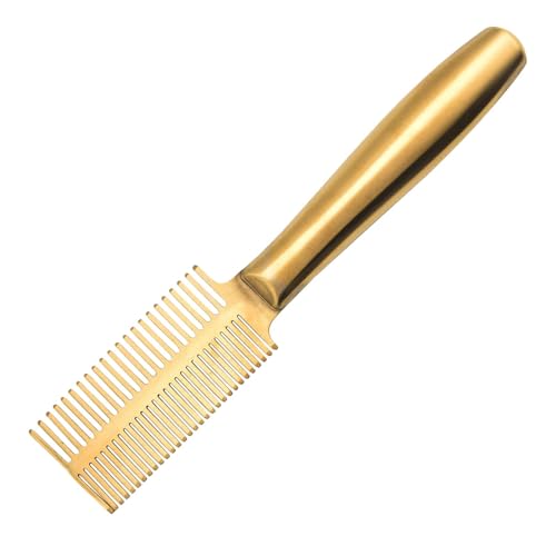 LOVIVER Hundekamm, Tierhaarkamm, Edelstahl, Katzenhaarkamm, Tierhaarentferner, Tierpflegebürste für lang- und kurzhaarige Welpen, Doppelreihe, Gold LOVIVER Hundekamm, Tierhaarkamm, Edelstahl, Katzenhaarkamm, Tierhaarentferner, Tierpflegebürste für lang- und kurzhaarige Welpen, Doppelreihe, Gold von LOVIVER
